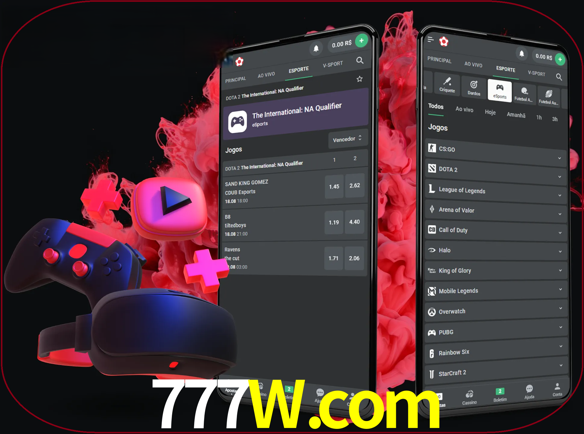 Para ter a aplicação móvel 777w no seu smartphone, basta descarregar o ficheiro apk e seguir as instruções.