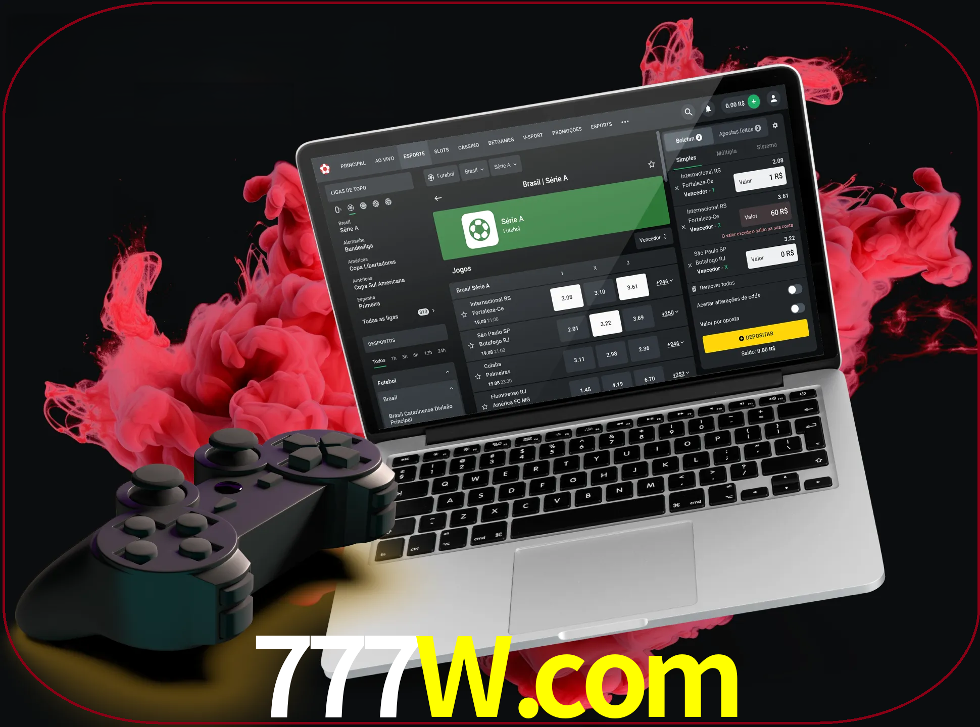 Visite a secção especial de jogos de vídeo em 777w para descobrir em que jogos pode apostar e ganhar muito dinheiro.