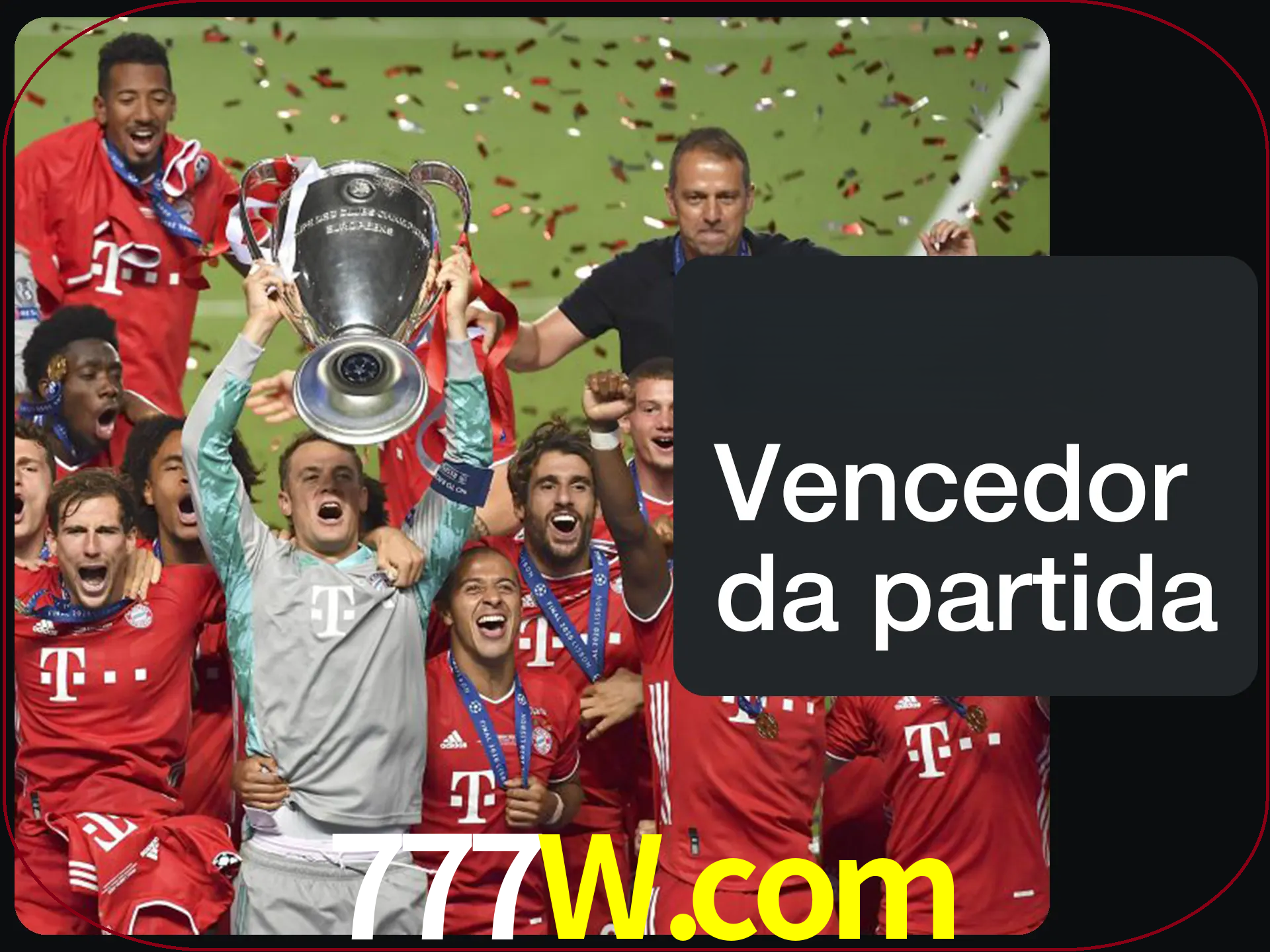 Aposte no vencedor e ganhe uma grande quantia de dinheiro.