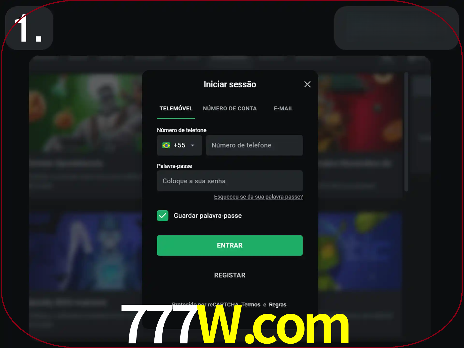 Acesse o site.